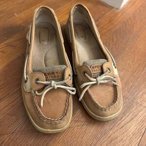 Sperry Women's Angelfish Boat Shoe - Tan/ Oat - Size 7